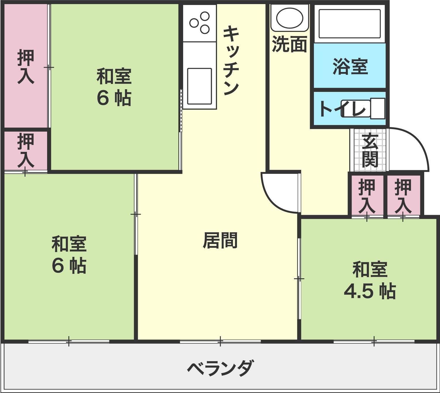 宿舎見取り図