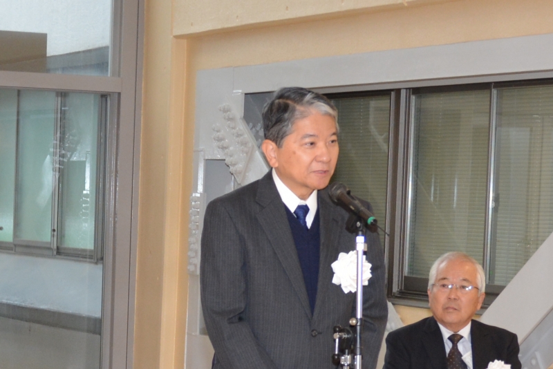 安川医学部長による挨拶