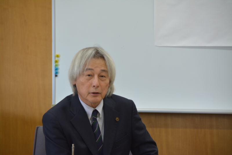 大橋学長による挨拶