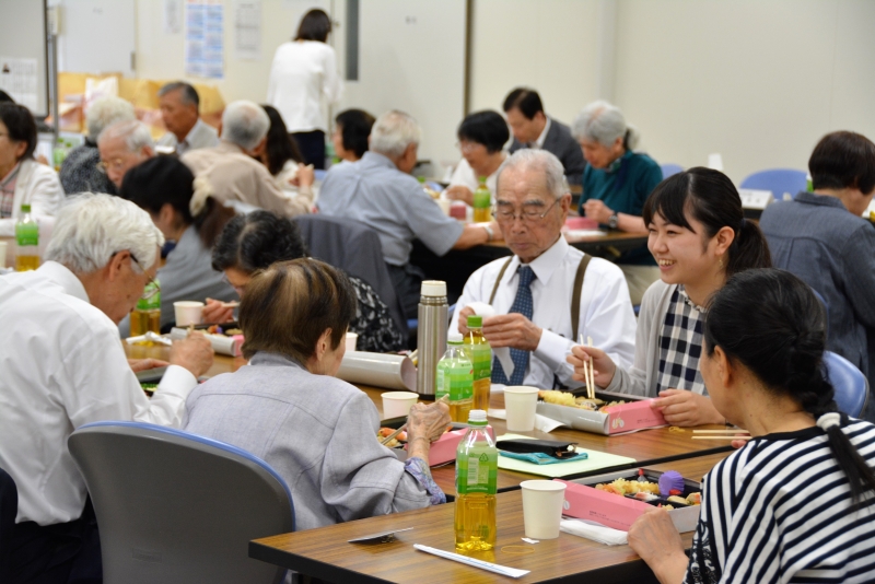 学生との懇談会の様子